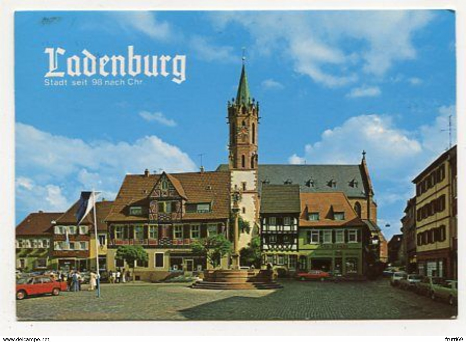 AK 076492 GERMANY - Ladenburg Am Neckar - Marktplatz Mit Madonnenbrunnen - Ladenburg