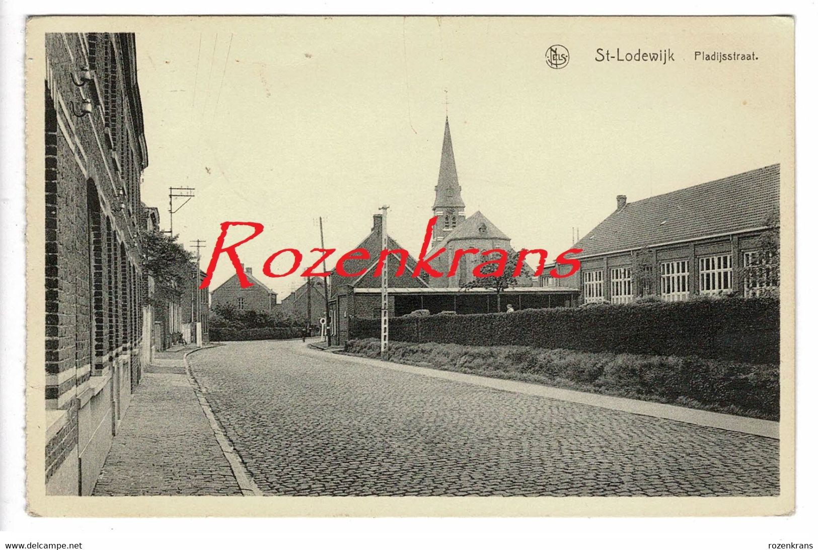 St Sint Lodewijk - Deerlijk - Pladijsstraat Sterstempel Relais Macrofilie Cachet - Deerlijk