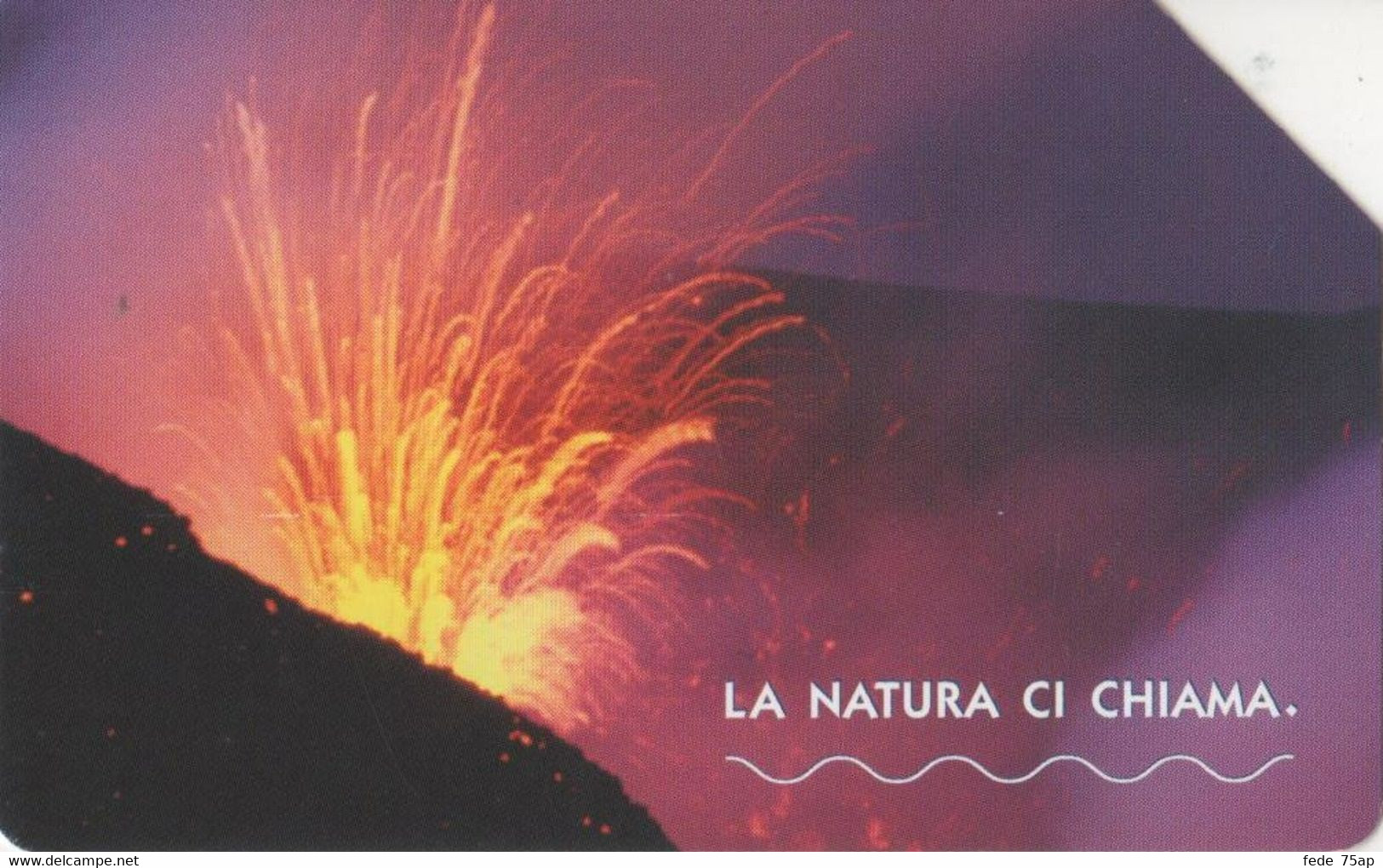 Scheda Telefonica TELECOM ITALIA "LA NATURA CI CHIAMA - ETNA 1" - Catalogo Golden Nr. 102 EX 1600, Usata - Landscapes