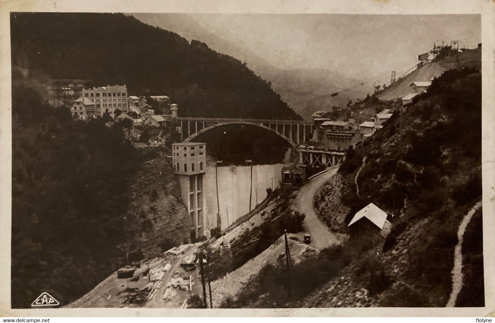 Corps - Barrage Du Sautet - Vue Générale Des Travaux - Corps