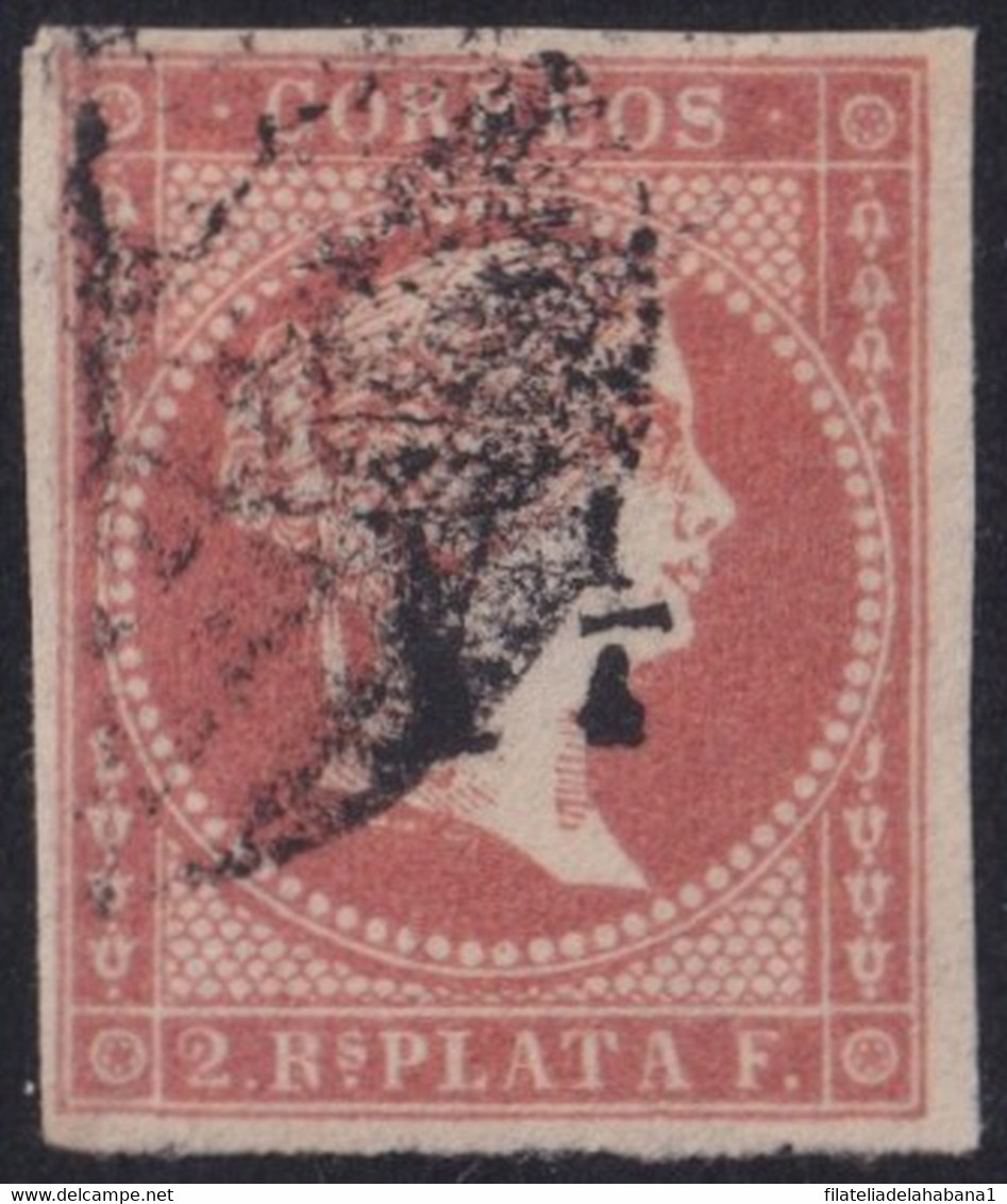 1860-111 CUBA SPAIN ESPAÑA SPANISH ANTILLAS 1860 Y 1/4 FORGUERY. PARA ESTUDIO. - Voorfilatelie