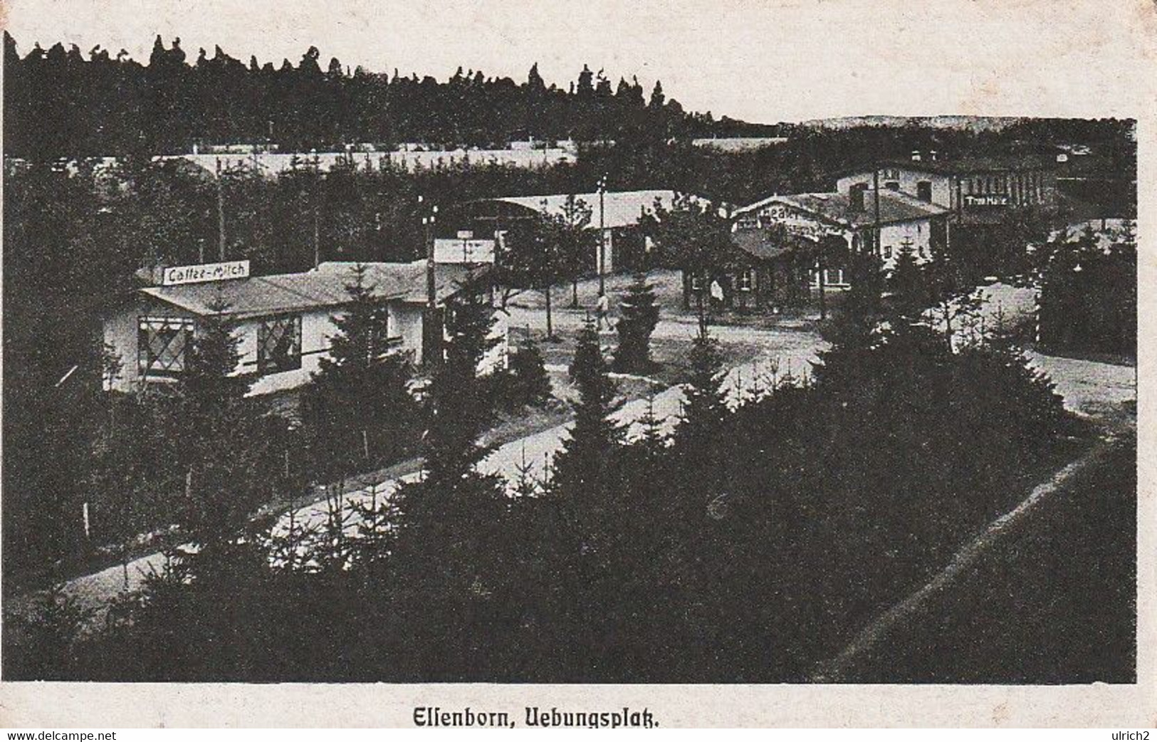 AK Elsenborn - Uebungsplatz - Feldpost 1917 (61272) - Elsenborn (camp)