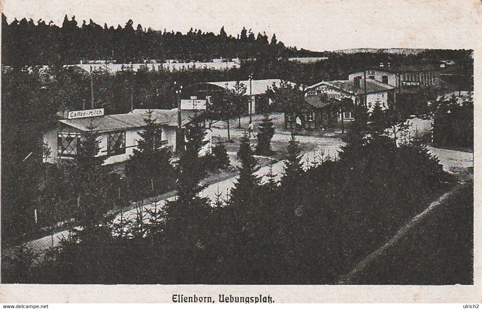 AK Elsenborn - Uebungsplatz - Feldpost 1917 (61272) - Elsenborn (Kamp)