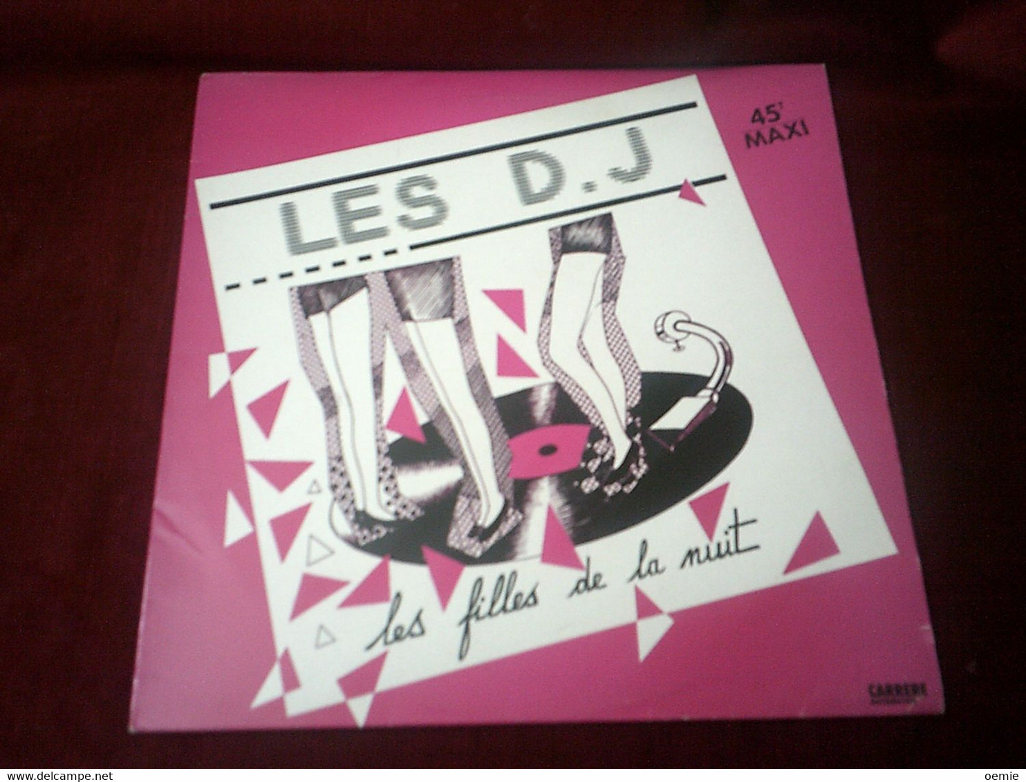 LES D.J  /  LES FILLES DE LA NUIT - 45 T - Maxi-Single