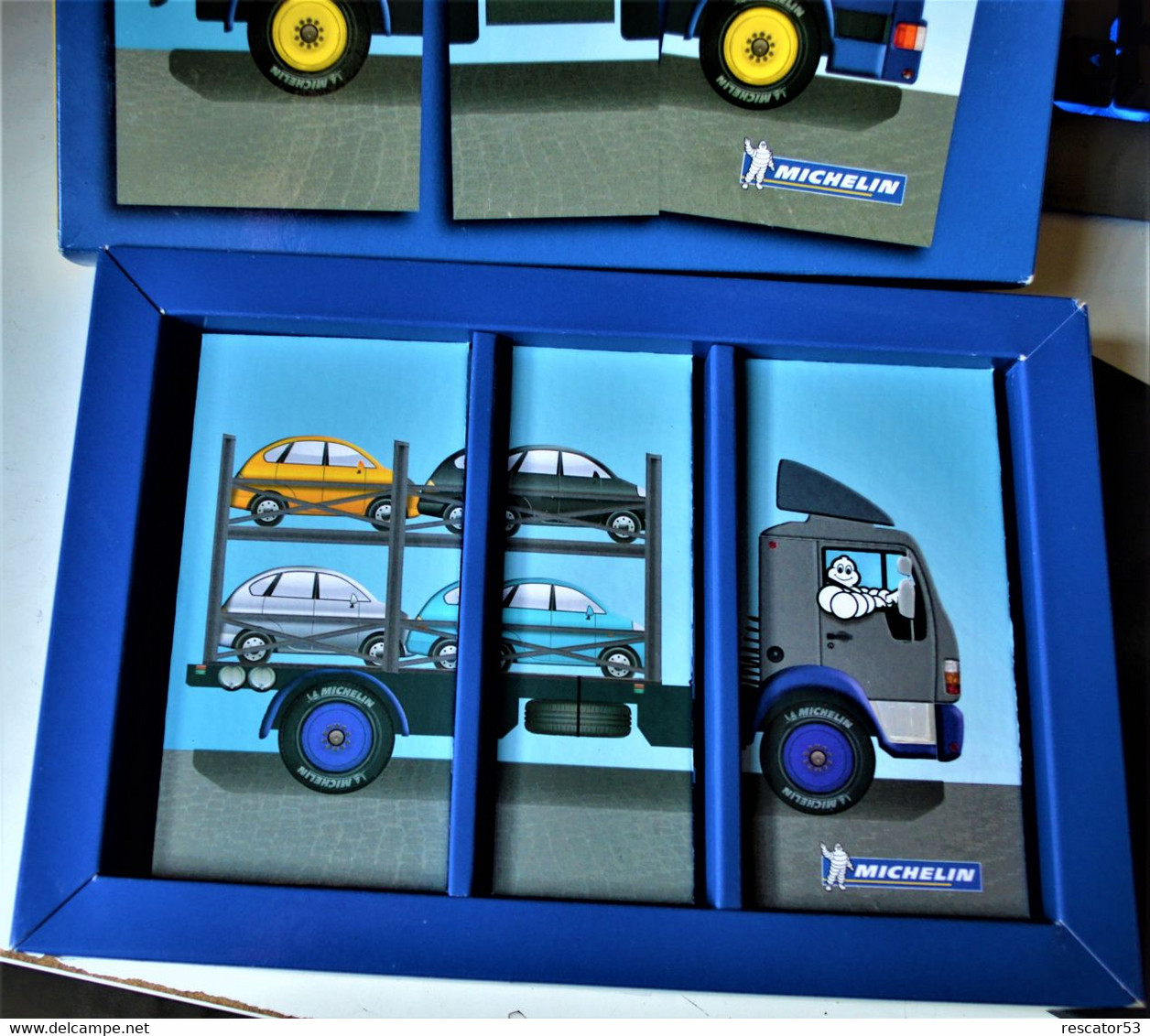 Collection Boite De Jeu Michelin Puzzle Casse-tête Camions - Casse-têtes