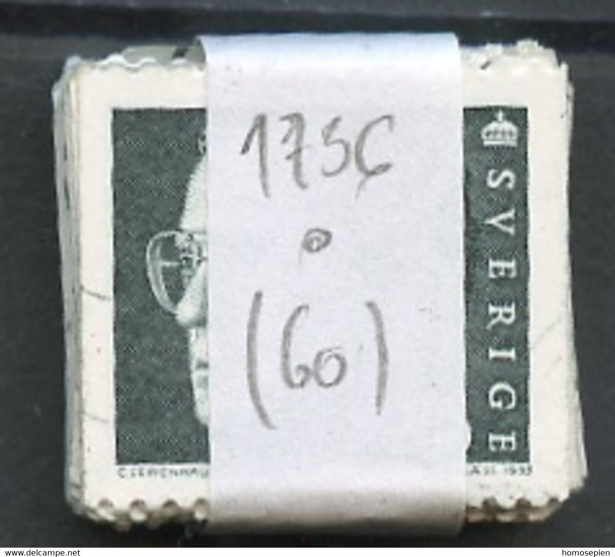 Suède - Schweden - Sweden Lot 1993 Y&T N°1736 - Michel N°1754 (o) - 2,90k Charles XVI Gustave - Lot De 60 Timbres - Feuilles Complètes Et Multiples