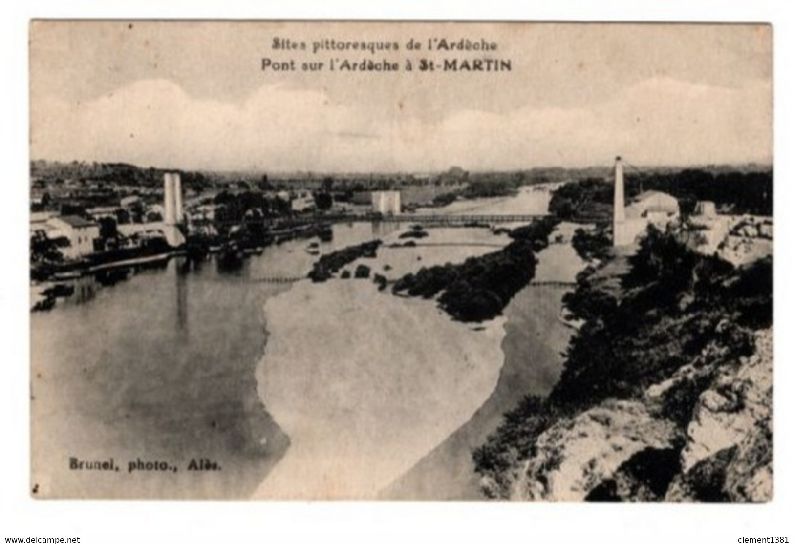 Ardeche Pont Sur L'ardeche à Saint Martin - Saint Martin De Valamas