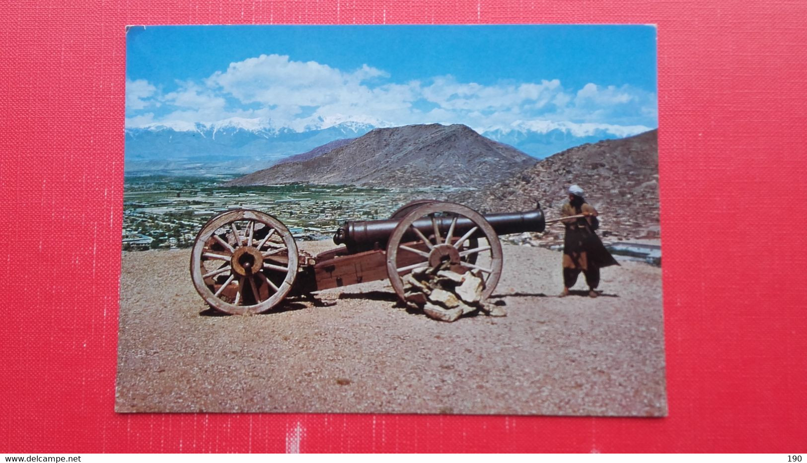 The Famous Noon Canon Of Kabul.5 Stamps.Sent From Kaboul Airport To Ljubljana - Afganistán