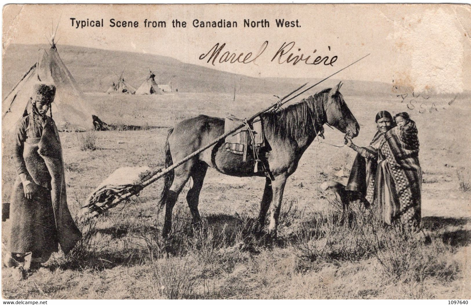 TYPICAL SCENE FROM THE CANADIAN NORTH WEST - Autres & Non Classés