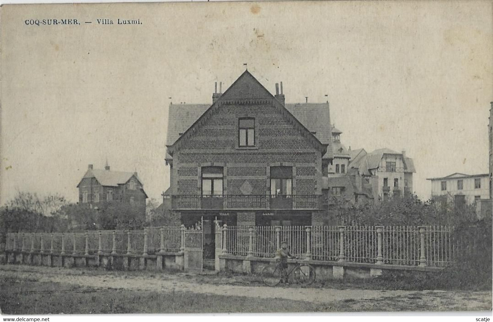 Coq-sur-Mer.   -   Villa  Luxmi.   -   E. DESAIX   -   1919 - De Haan