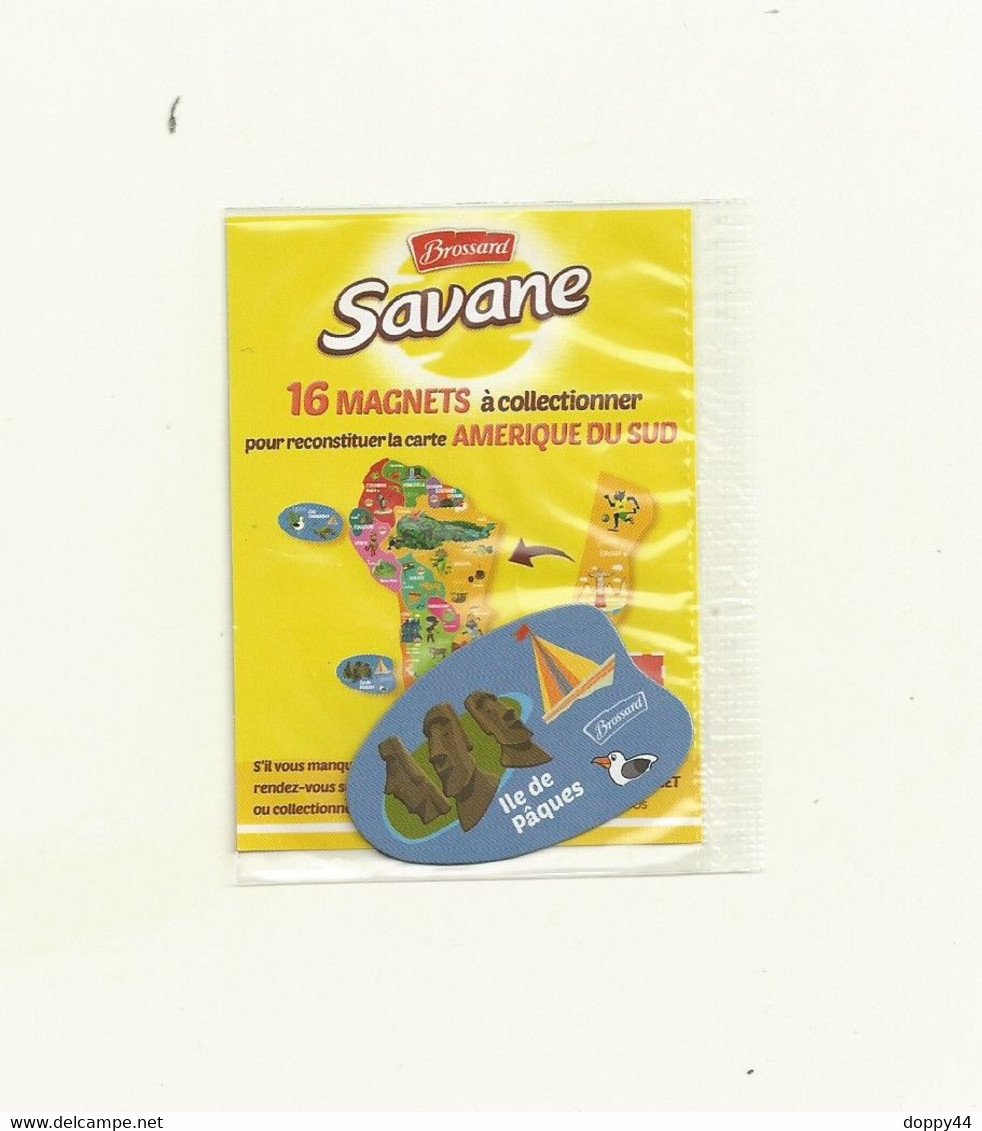 MAGNET SAVANE AMERIQUE DU SUD ILE DE PAQUES  SOUS BLISTER FERME. - Toerisme