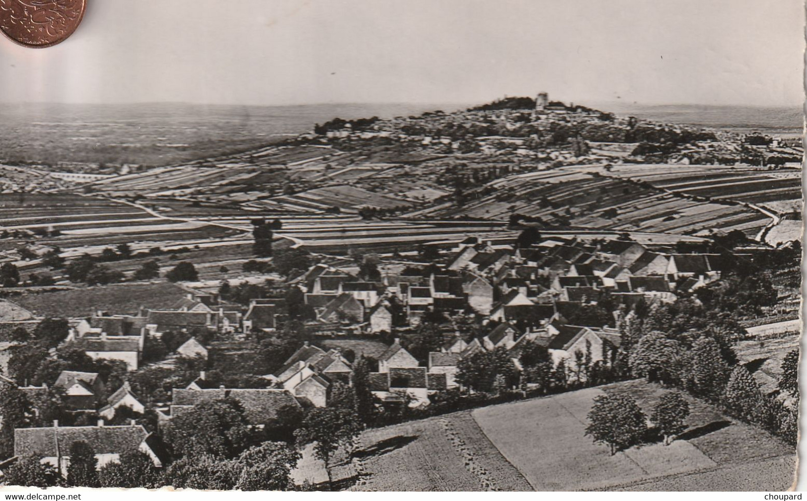 18 - Carte Postale Semi Moderne Dentelée De  SANCERRE    Vue Aérienne - Sancerre