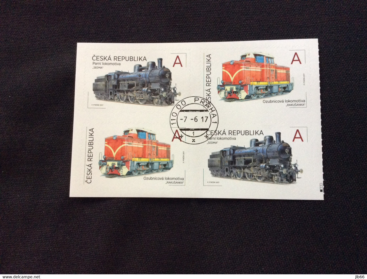 2017 Bloc De 4 Oblitéré Mi 929/930 Locomotives à Vapeur , à Crémaillère / Trains - Used Stamps