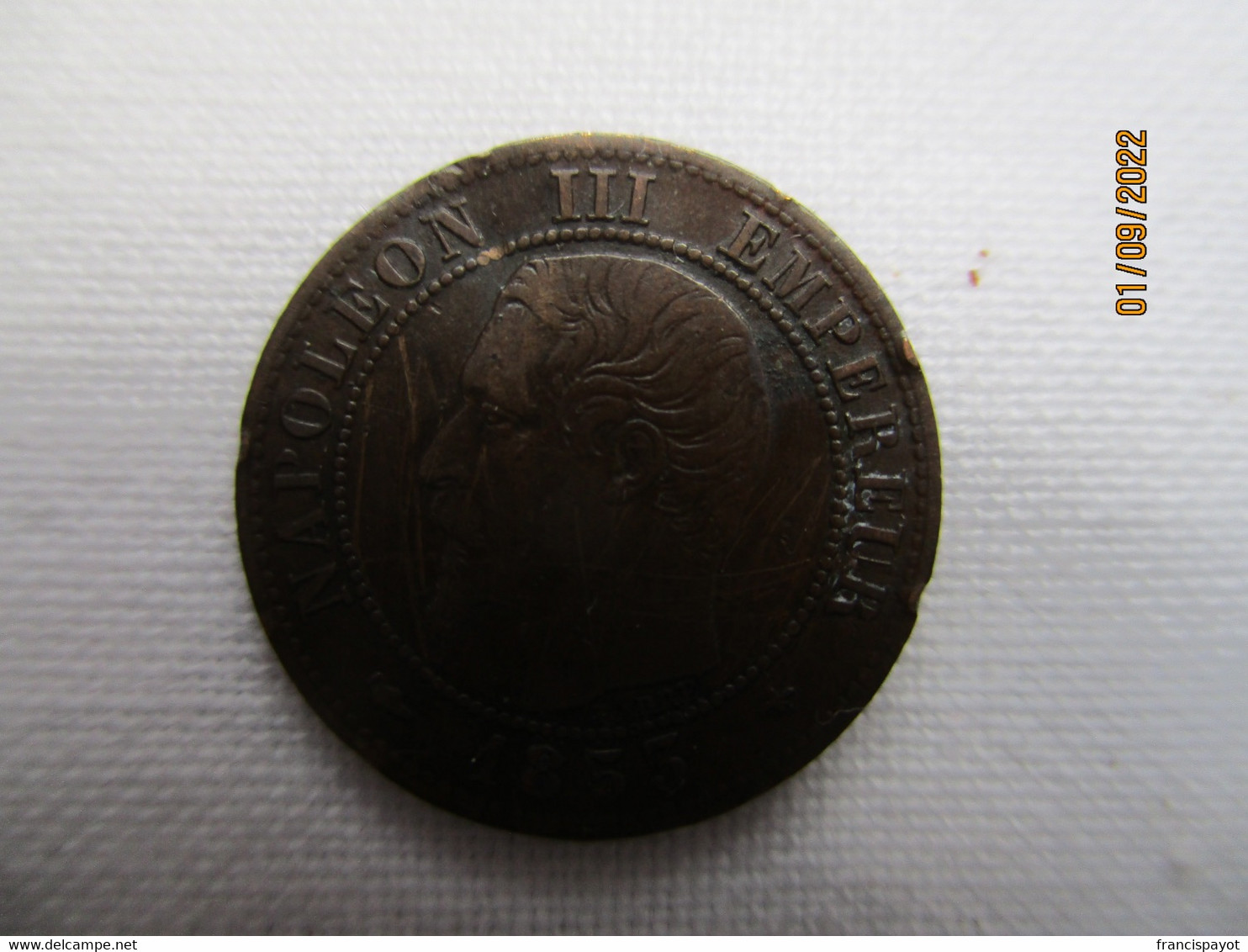 1 Centime 1853 BB - 1 Centime