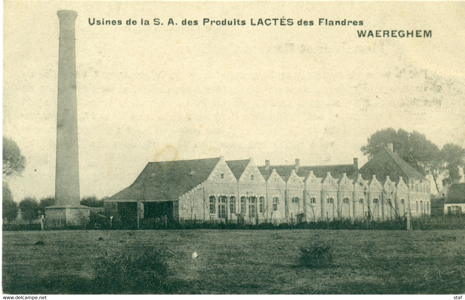 Waregem : Usines De La S.A. Des Produits Lactés Des Flandres - Waregem