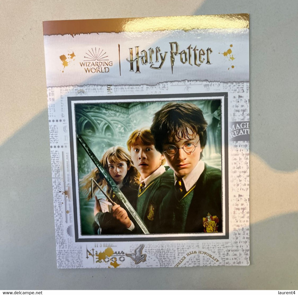 (folder 4-9-2022) Movie - Harry Potter - Wizarding World Folder (+ 1 Cover) + 12 Stickers - Presentation Packs