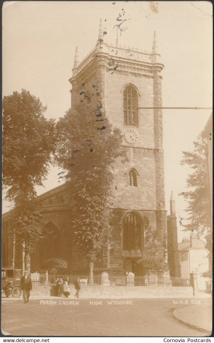 Parish Church, High Wycombe, Buckinghamshire, C.1920 - Applebee RP Postcard - Buckinghamshire