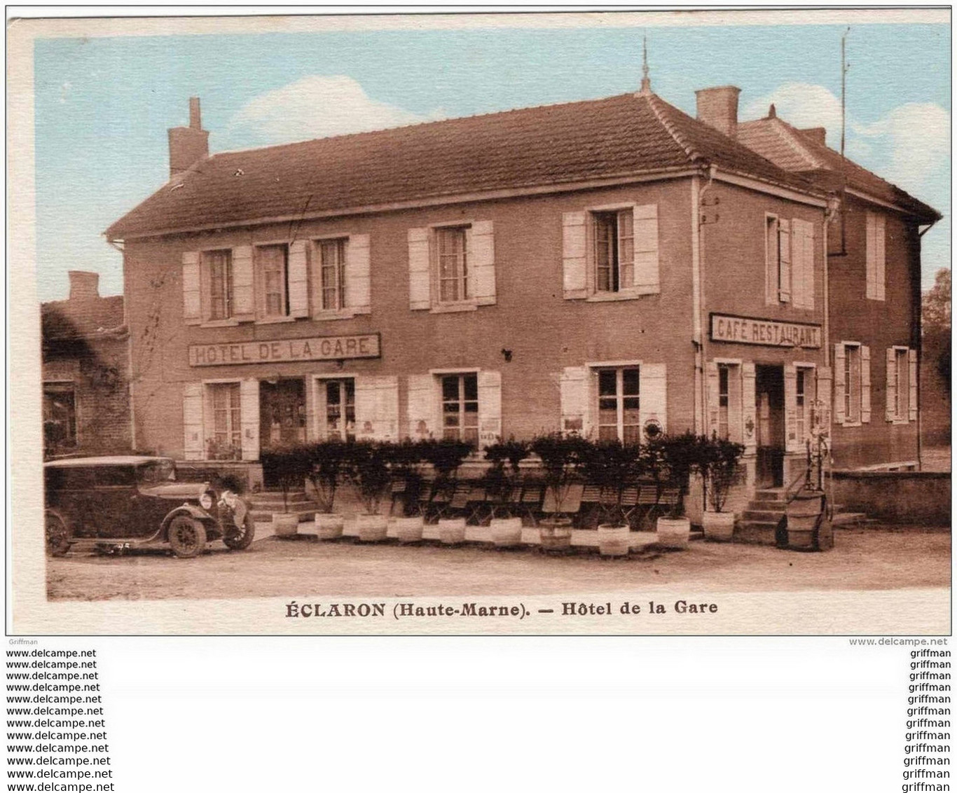 ECLARON HOTEL DE LA GARE CAFE RESTAURANT TBE - Eclaron Braucourt Sainte Liviere