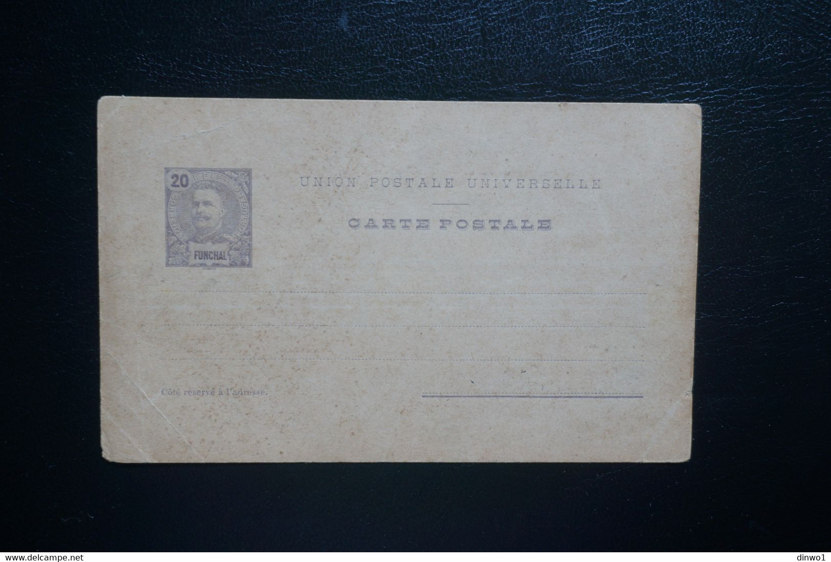 (T1) Portugal - Funchal Postal Stationery Of 20 R - Funchal