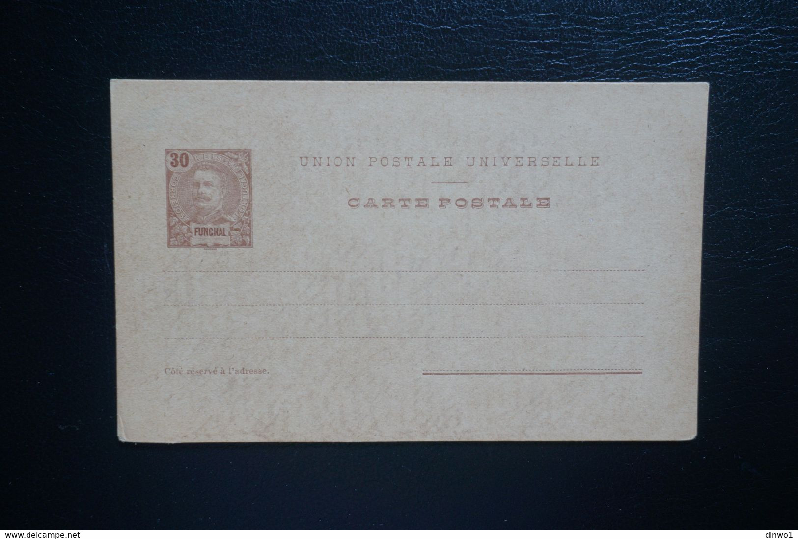 (T1) Portugal - Funchal Postal Stationery Of 30 R - Funchal