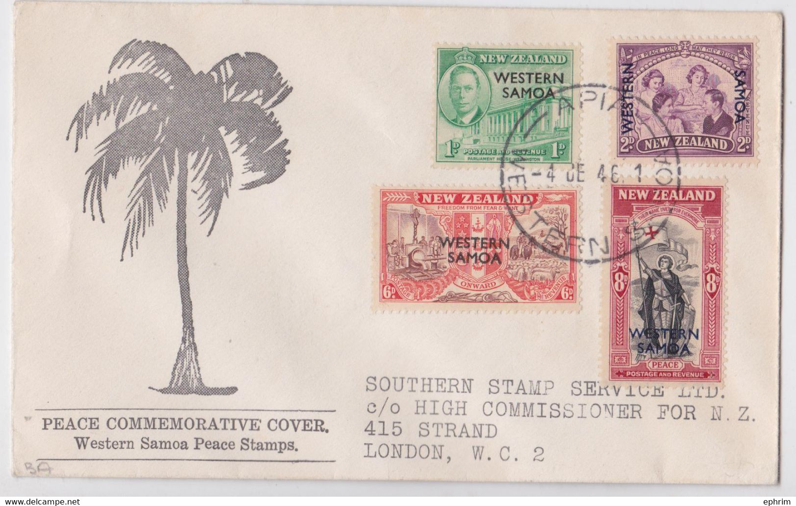 Cook Islands Rarotonga Lettre Timbre Stamp Mail Registered Label Souvenir Cover 1940 - Cookinseln