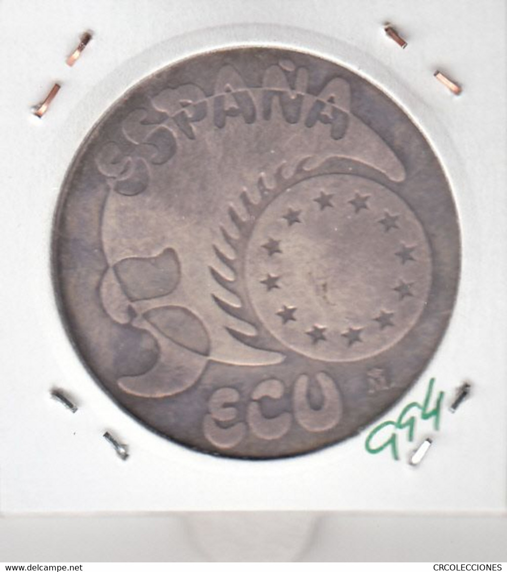 CRE0994 MONEDA ESPAÑA 10 ECUS CARLOS V 1989 PLATA EBC+ 25 - Sonstige & Ohne Zuordnung