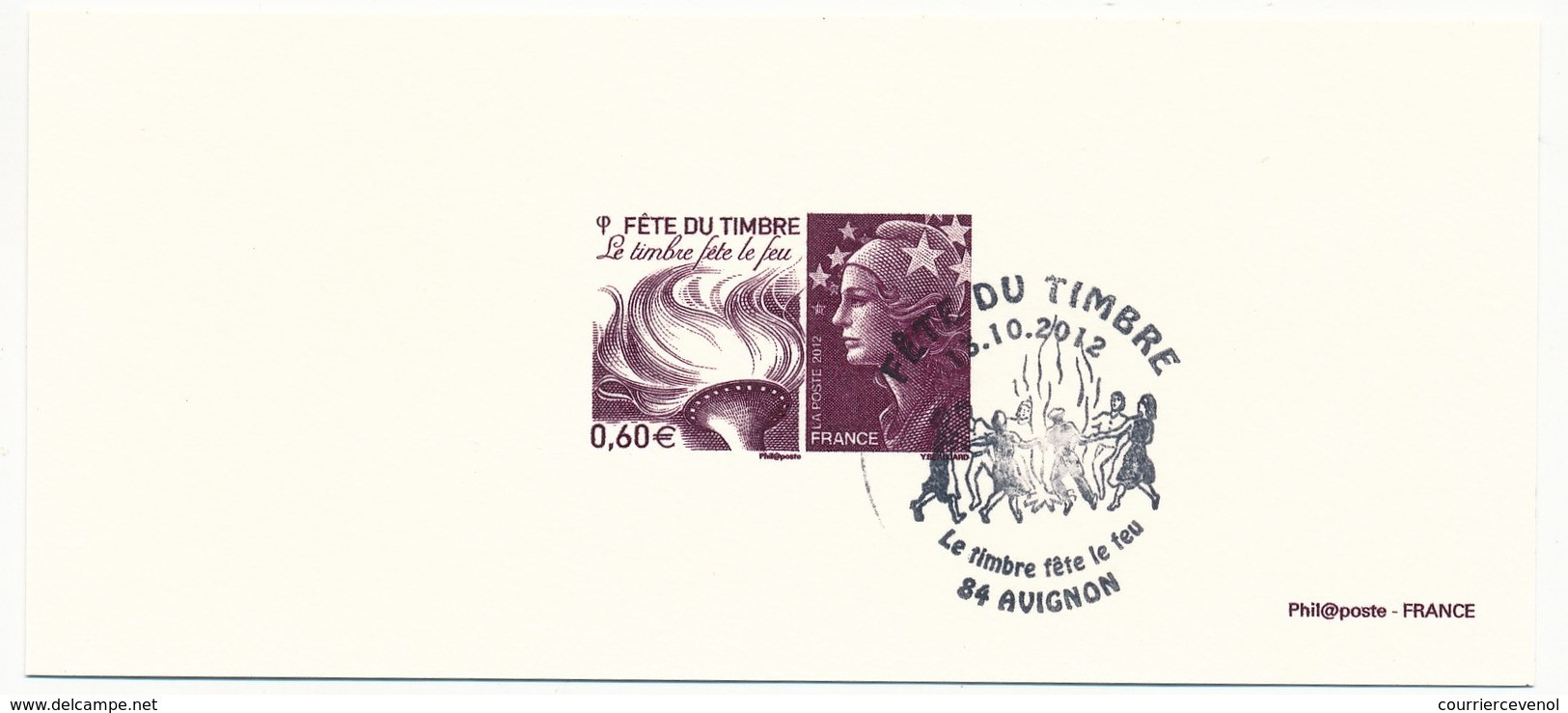 FRANCE - Gravure Du N° Yvert 4688 - 0,60 Beaujard "Le Timbre Fête Le Feu" Oblit Temporaire AVIGNON - Luxury Proofs