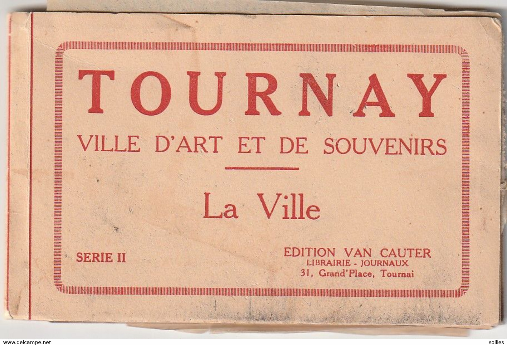 TOURNAI -  Ville D'art Et De Souvenir,   La Ville Série 2 - 10 Cartes - Tournai