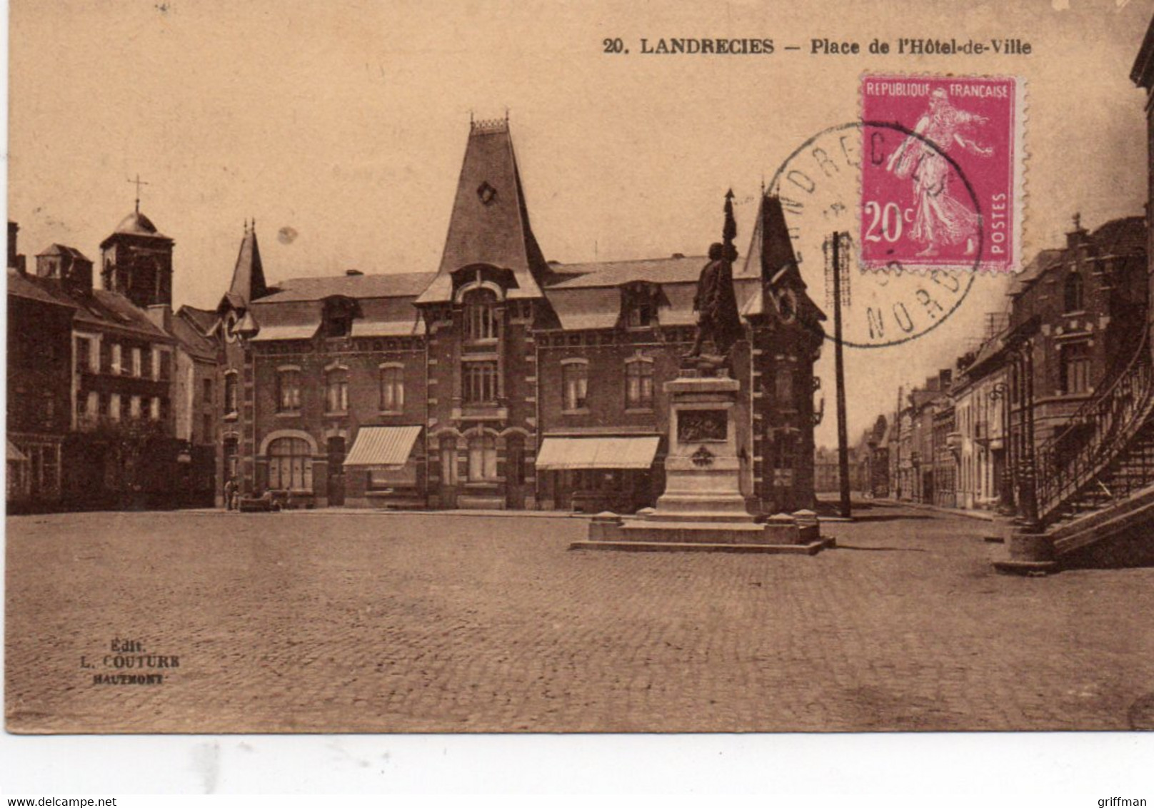 LANDRECIES CASERNE BIRON 1925 TBE - Landrecies