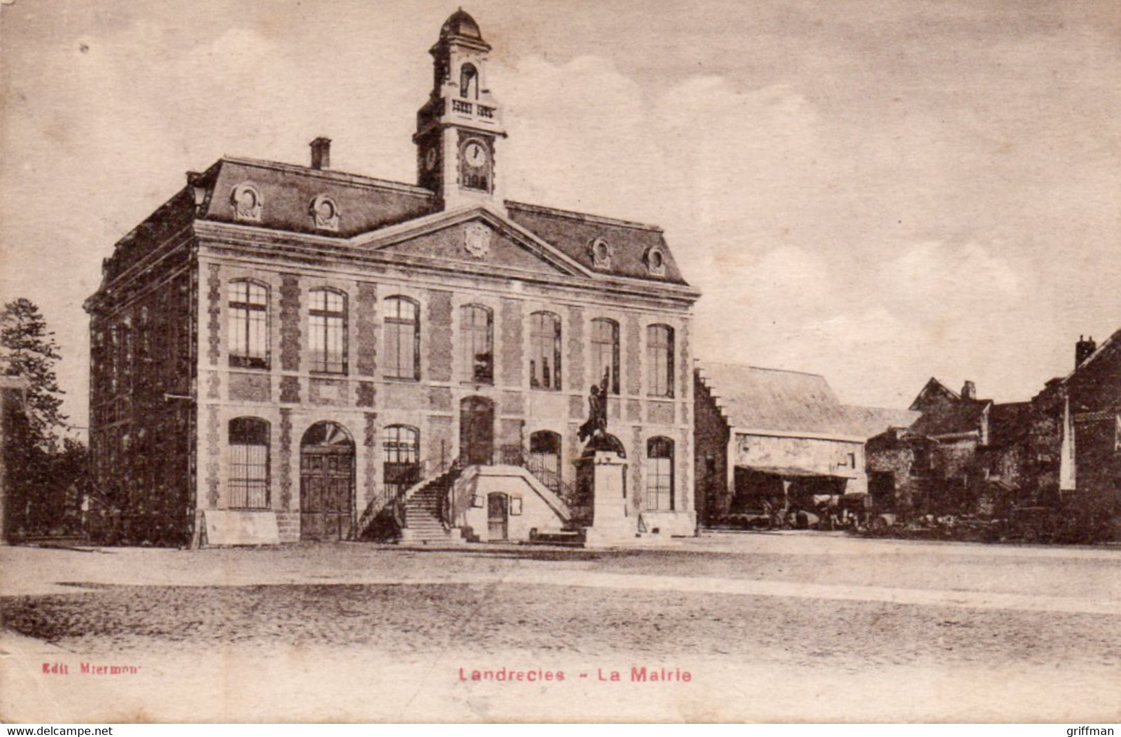 LANDRECIES LA MAIRIE 1921 TBE - Landrecies