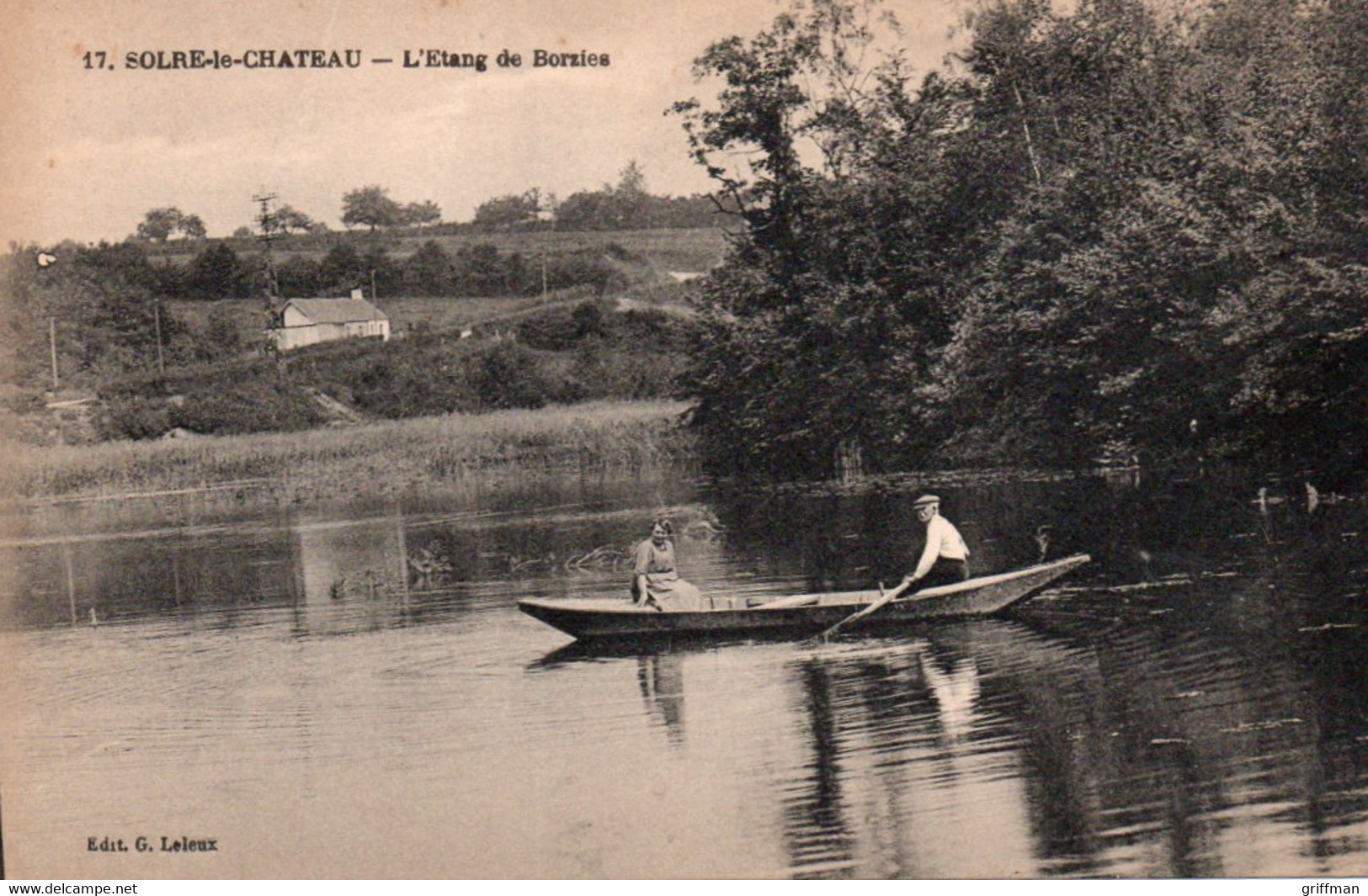 SOLRE LE CHATEAU L'ETANG DES BORZIES TBE - Solre Le Chateau