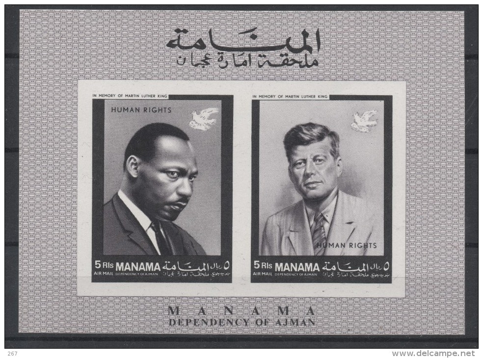MANAMA  BF  * *   NON DENTELE  Luther King   Kennedy - Martin Luther King