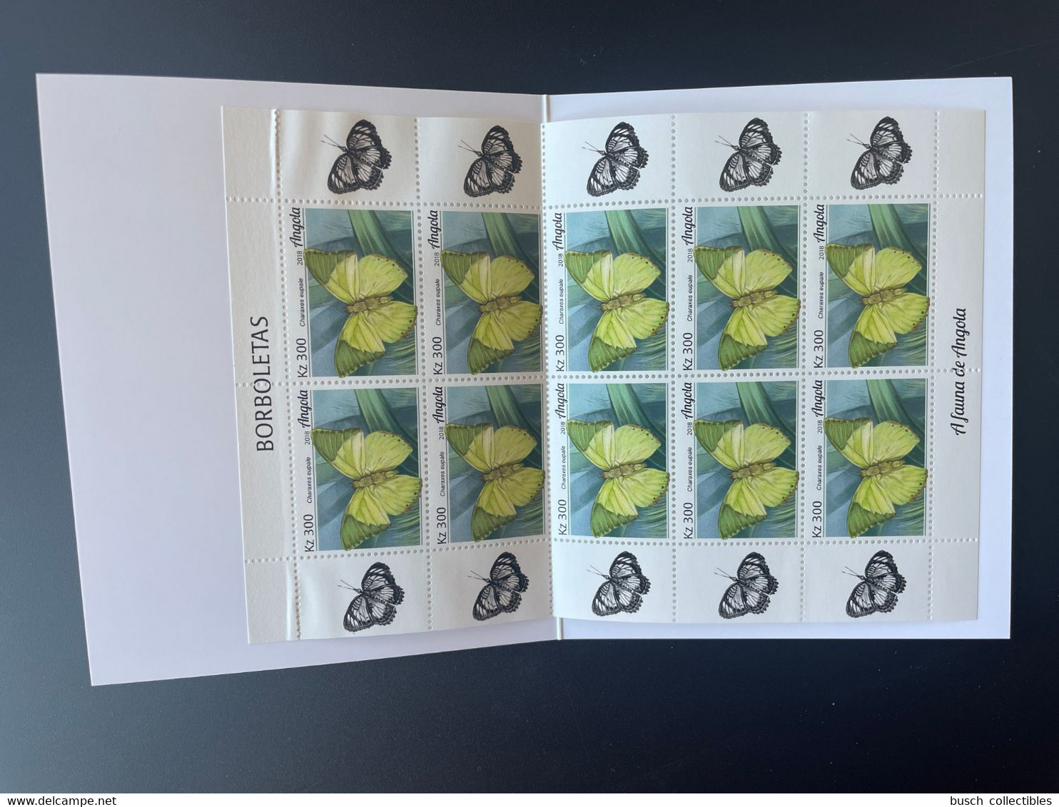 Angola 2018 Mi. 1926 -1929 Carnet MH Booklet Papillons Schmetterlinge Butterflies Borboletas Faune Fauna Insects MNH ** - Butterflies