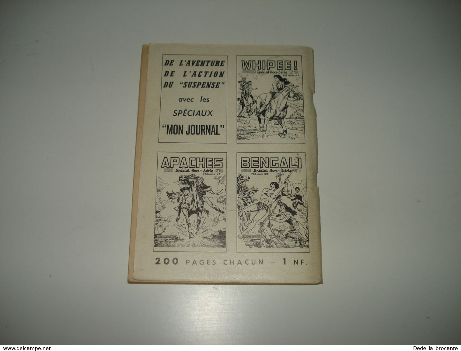 C23 / Petit Format  " Mon Journal  "  PIRATES - IVANOE  Hors Série N° 7  De 1961  Superbe état !!!!! - Pirates