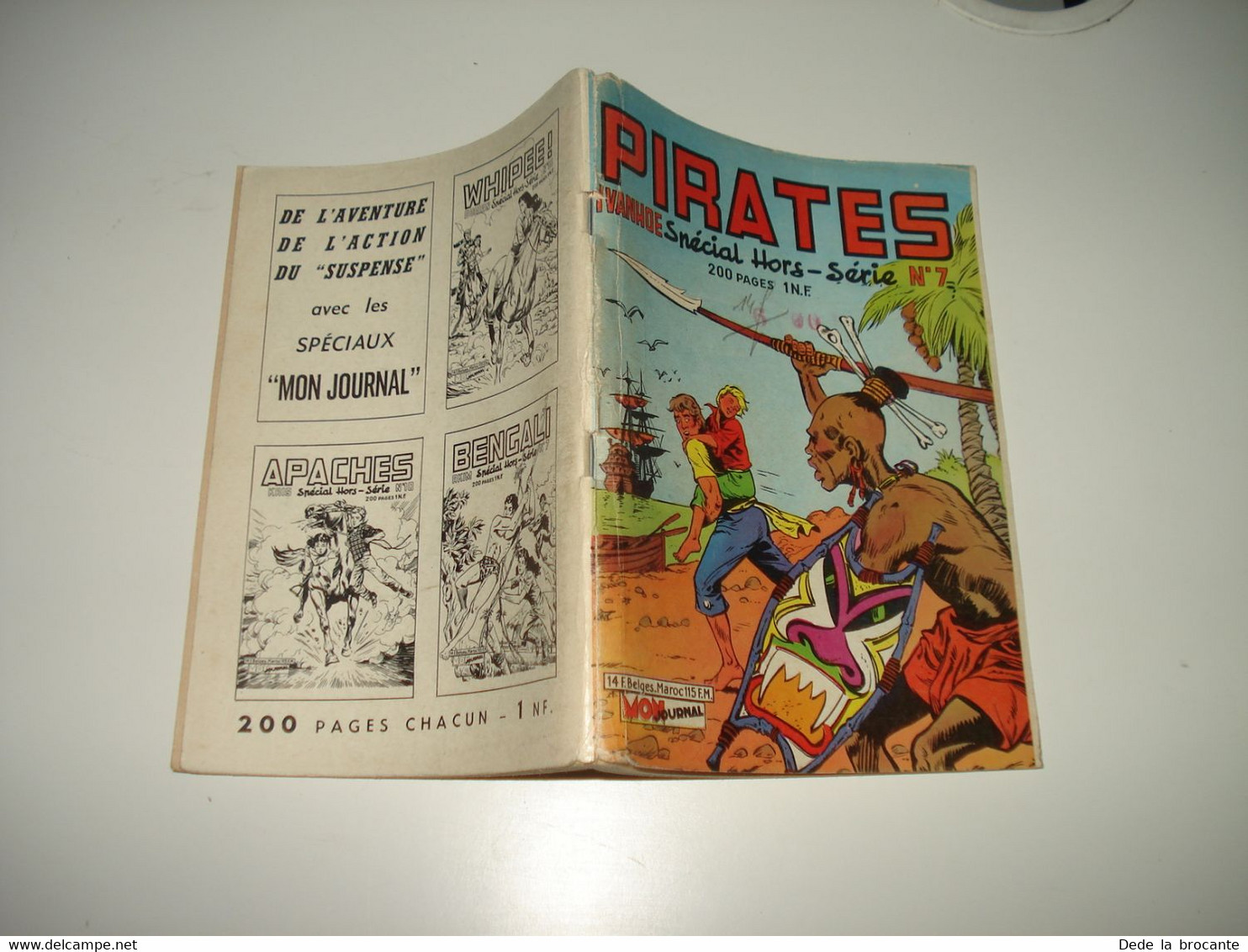 C23 / Petit Format  " Mon Journal  "  PIRATES - IVANOE  Hors Série N° 7  De 1961  Superbe état !!!!! - Piraten