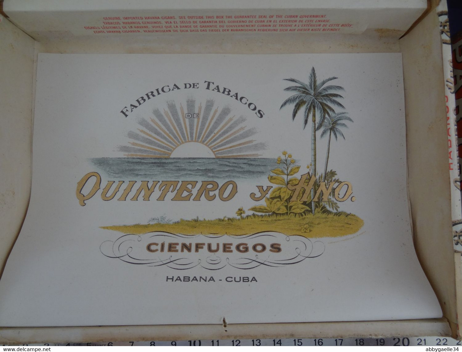 * Lot De 3 Boîtes De Tabac Vides Bois * Partagas Flor De Tabacos, Quintero Y Hno, Cienfuegos, Cuba Havane Habana (lot 2) - Empty Tobacco Boxes