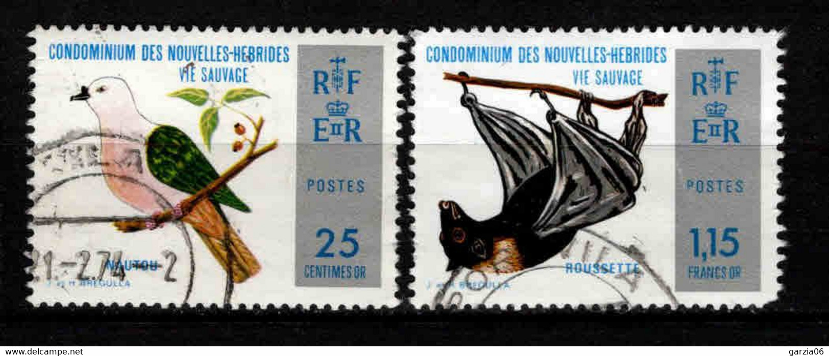 Nouvelles Hébrides - 1974 - Vie Sauvage   -- N° 378/381   - Oblit -Used - Used Stamps