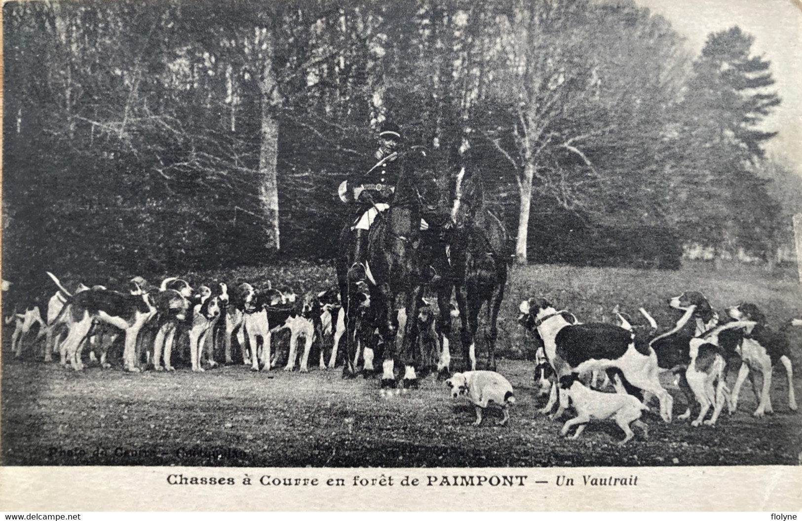 Paimpont - Les Chasses à Courre En Forêt - Un Vautrait - Vénerie - Meute Cavaliers - Paimpont