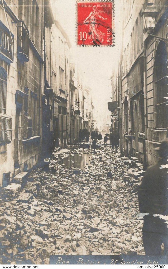 Doubs Besancon Carte Photo Inondation De 1910 Rue Claude Pouillet - Besancon