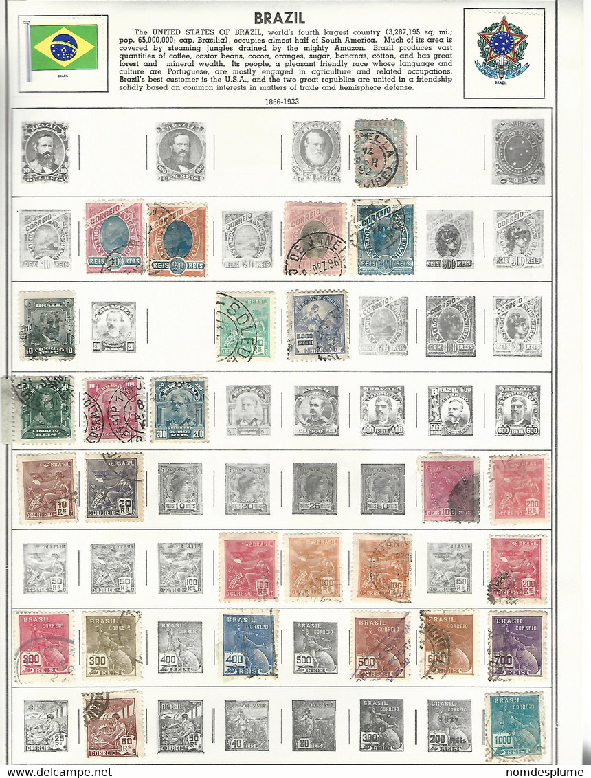 55976 ) Collection Brazil    Postmark - Collections, Lots & Series