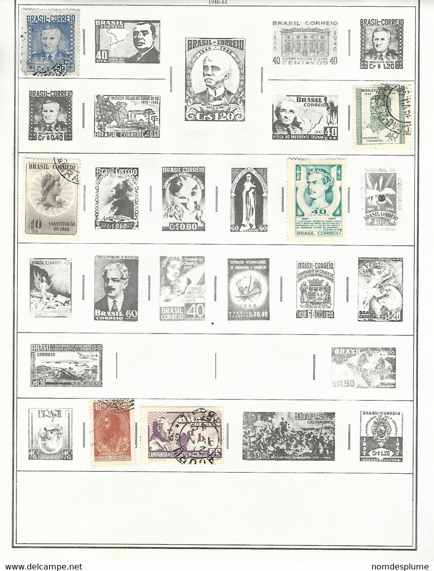 55977 ) Collection Brazil    Postmark - Collections, Lots & Series