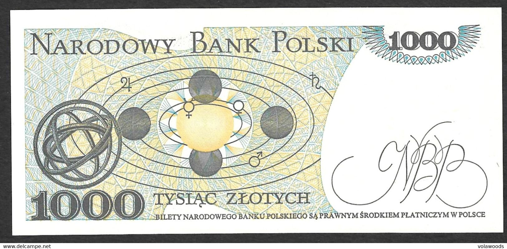 Polonia - Banconota Non Circolata FdS UNC Da 1000 Zloty P-146c - 1982 #19 - Polonia