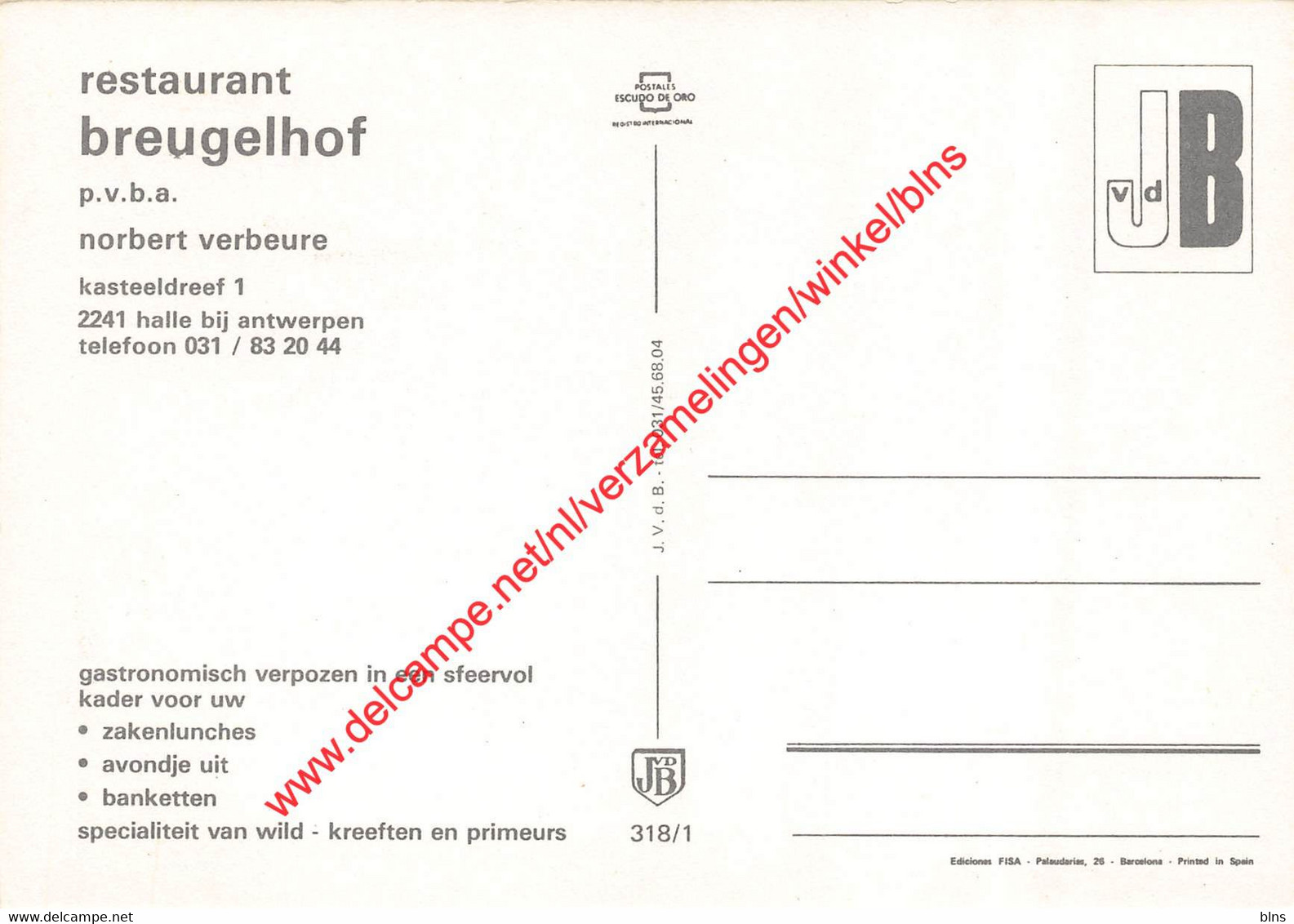 Restaurant Breugelhof - Halle - Zoersel - Zörsel