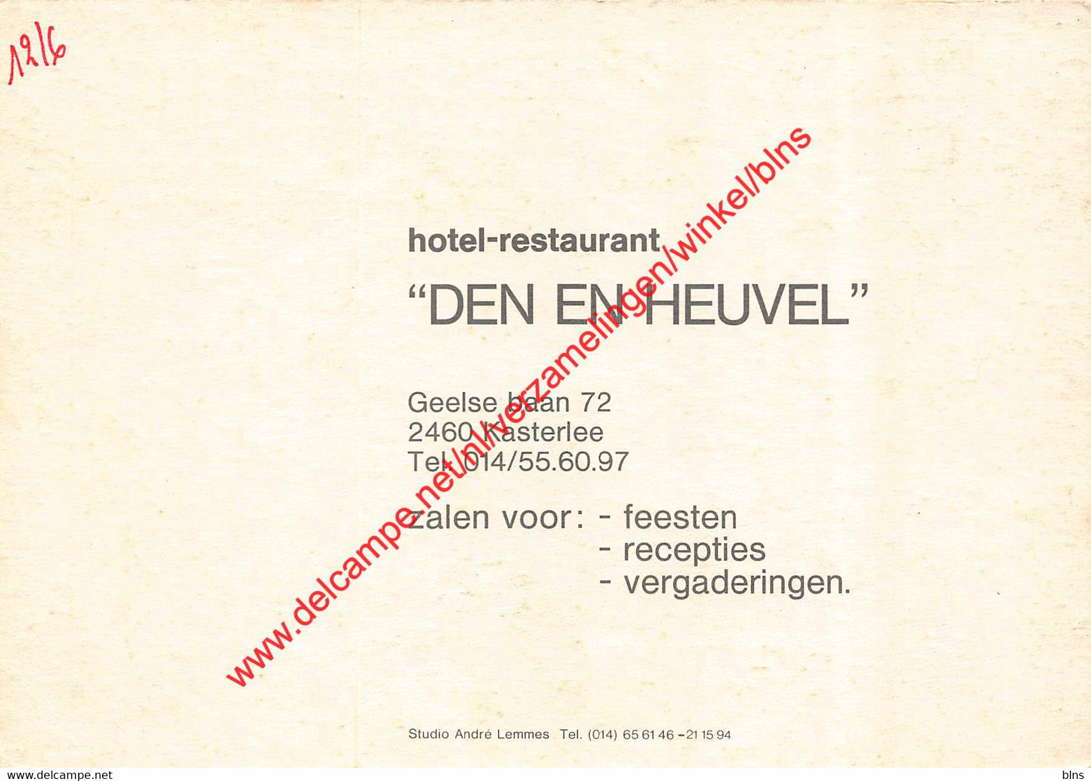 Hotel Restaurant Den En Heuvel - Kasterlee - Kasterlee