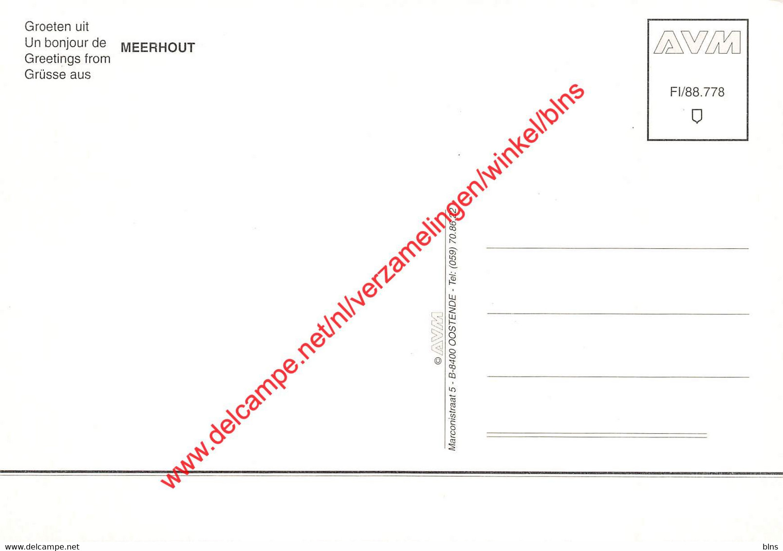 Groeten Uit … - Meerhout - Meerhout