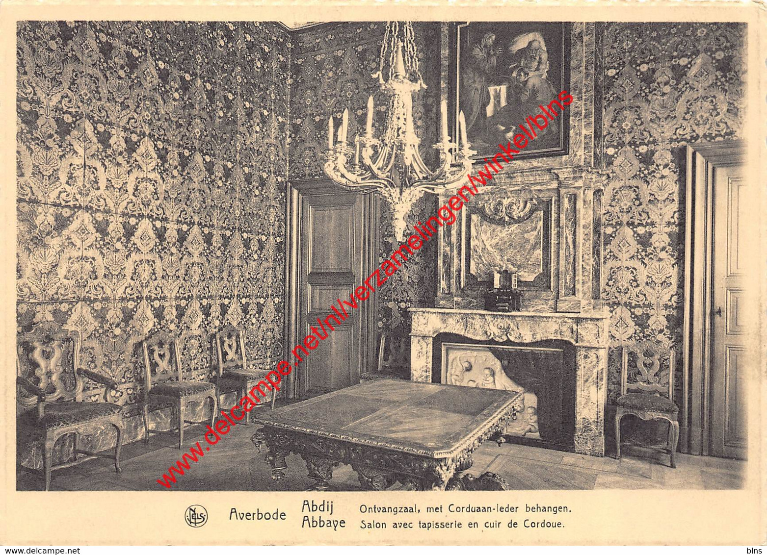 Abdij - Ontvangstzaal Met Corduaan-leder Behangen - Averbode - Scherpenheuvel-Zichem