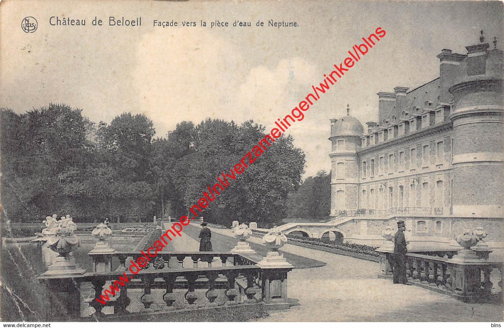 Château - Façade Vers La Pièce D'eau De Neptune - Beloeil - Beloeil