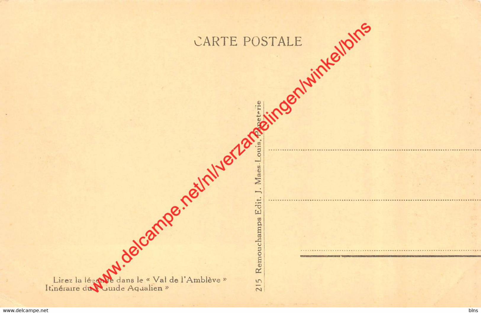 L'Amblève Et Le Château De Montjardin - Remouchamps - Aywaille