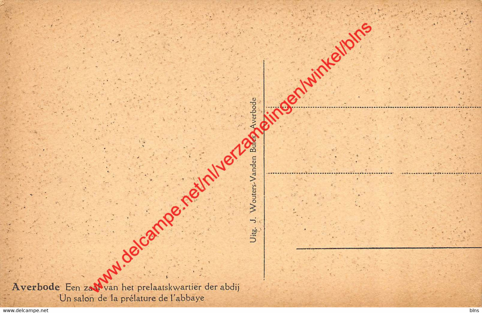 Een Zaal Van Het Prelaatskwartier Der Abdij - Averbode - Scherpenheuvel-Zichem