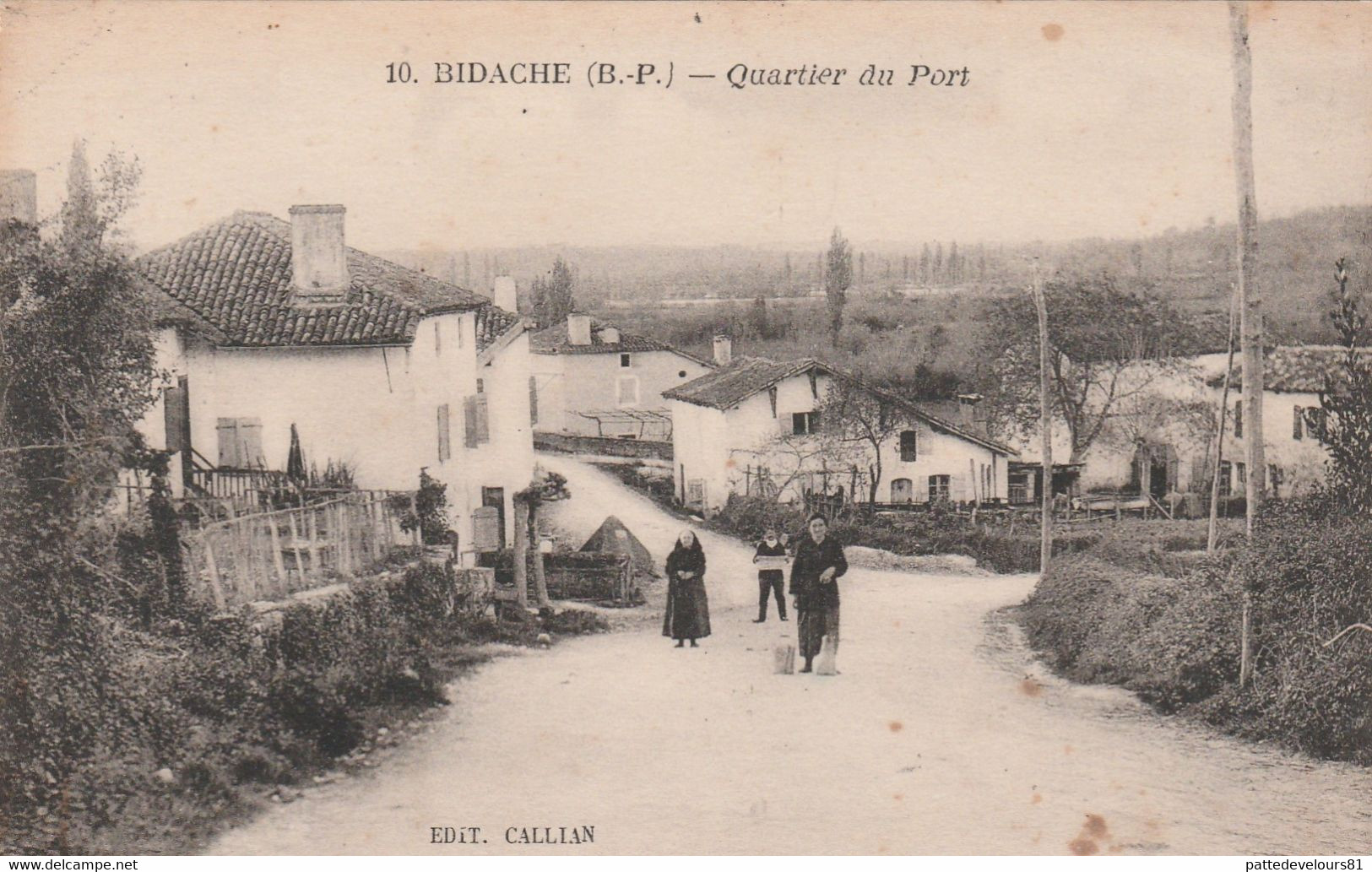 CPA (64) BIDACHE Quartier Du Port - Bidache
